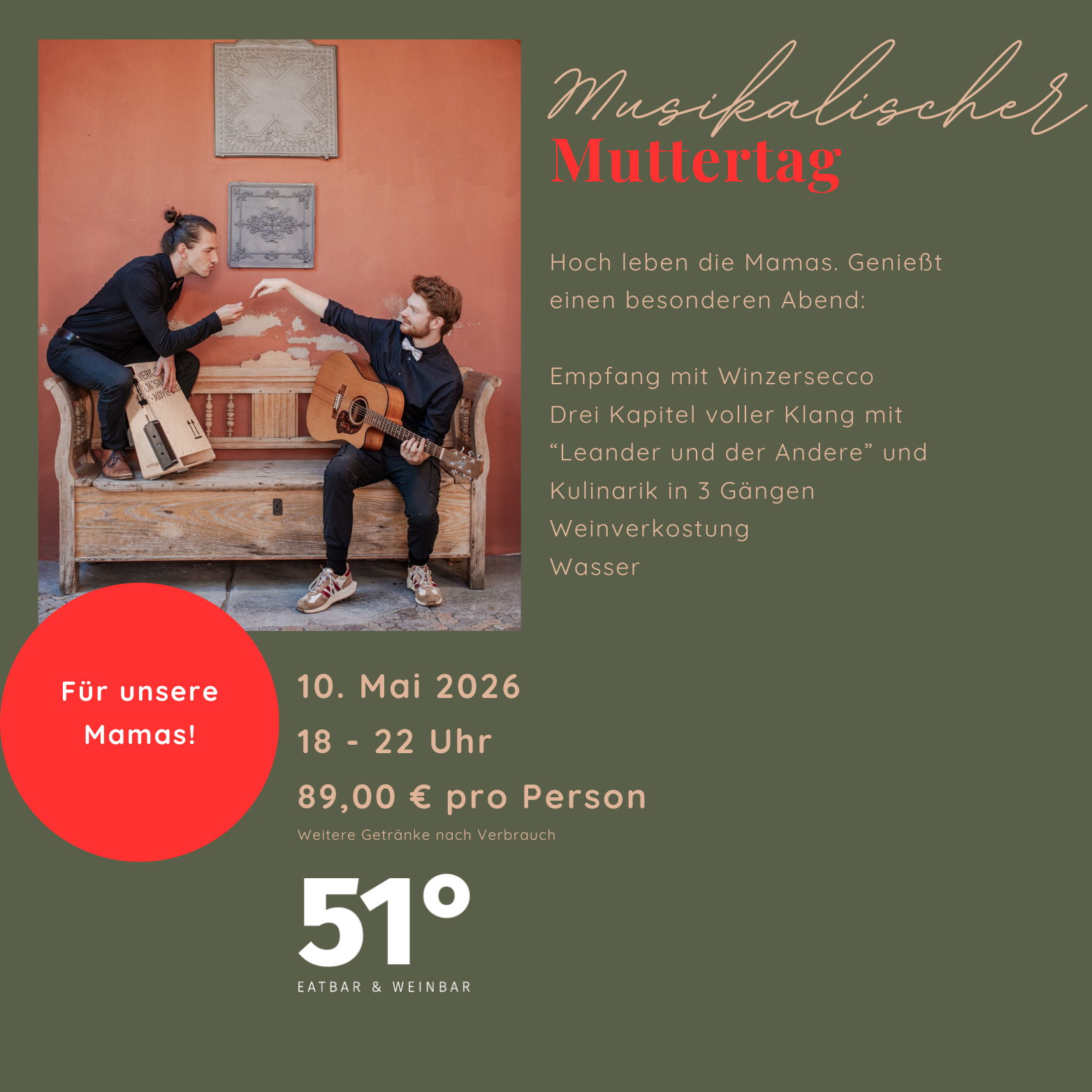 Musikalischer Muttertag - 10. Mai 2026