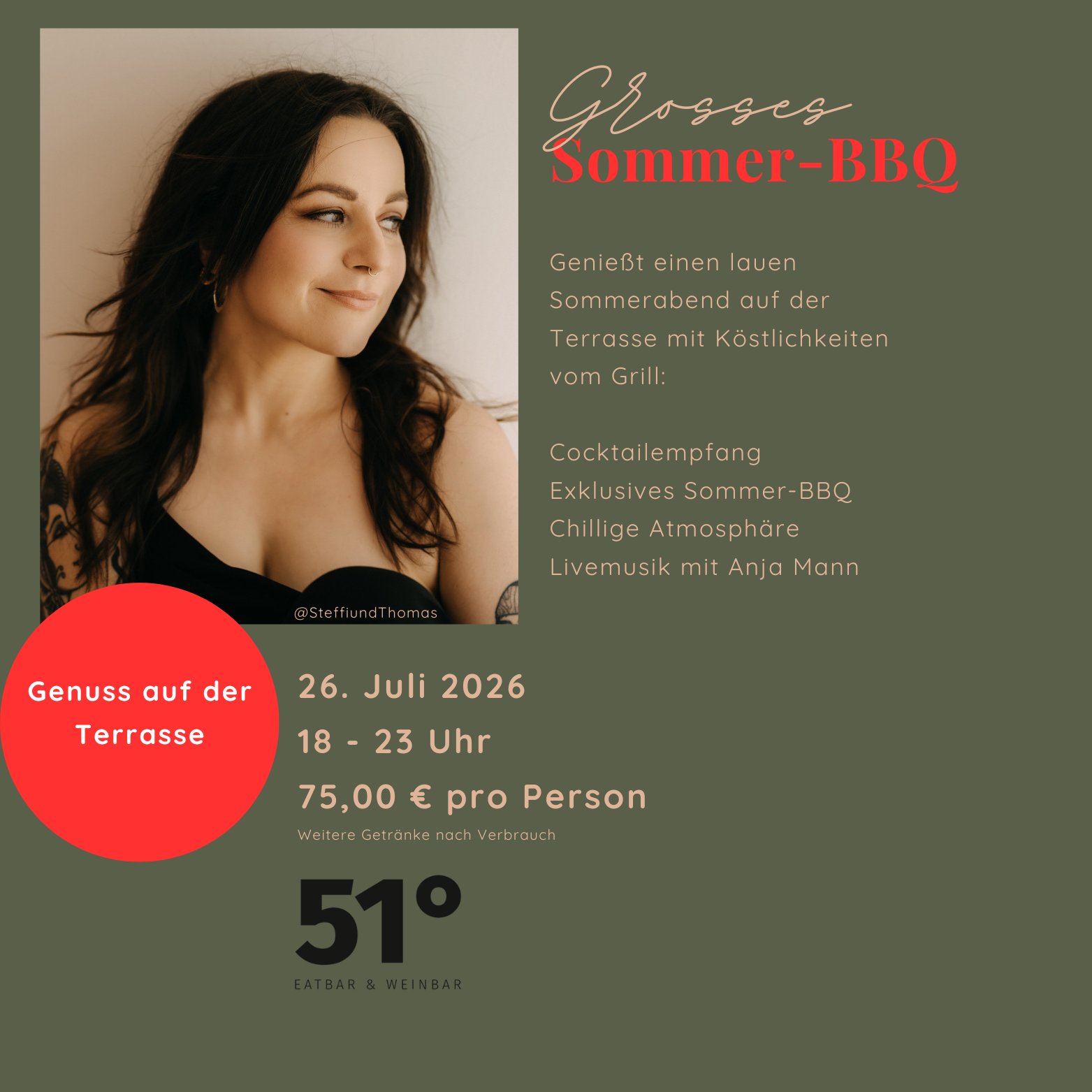 Großes Sommer BBQ - 26. Juli 2026