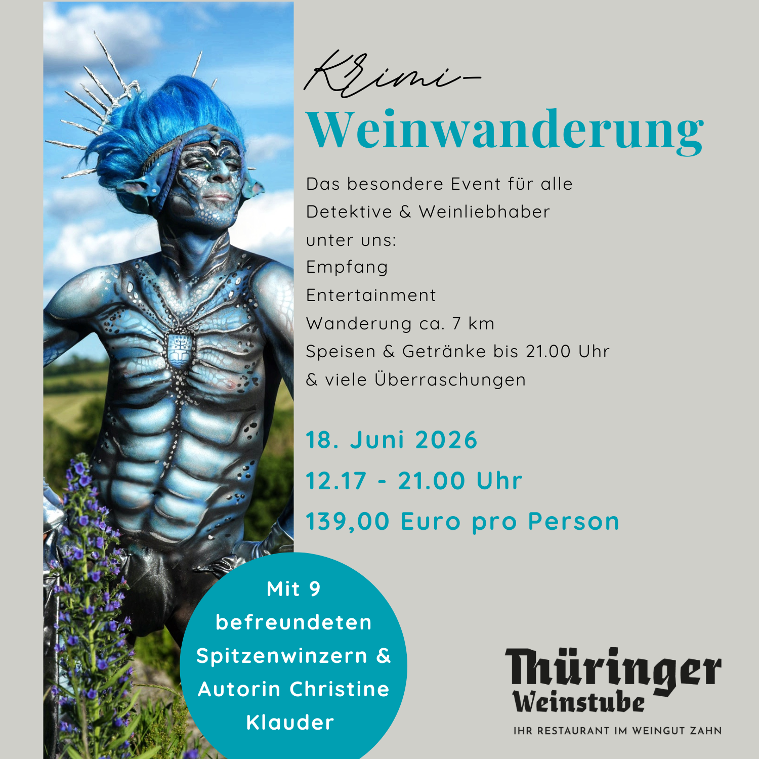 Krimiwanderung Donnerstag - 18.06.2026