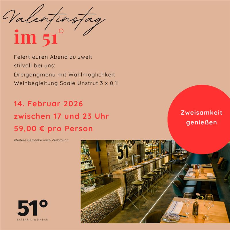 Valentinstag im 51° - 14. Februar 2026