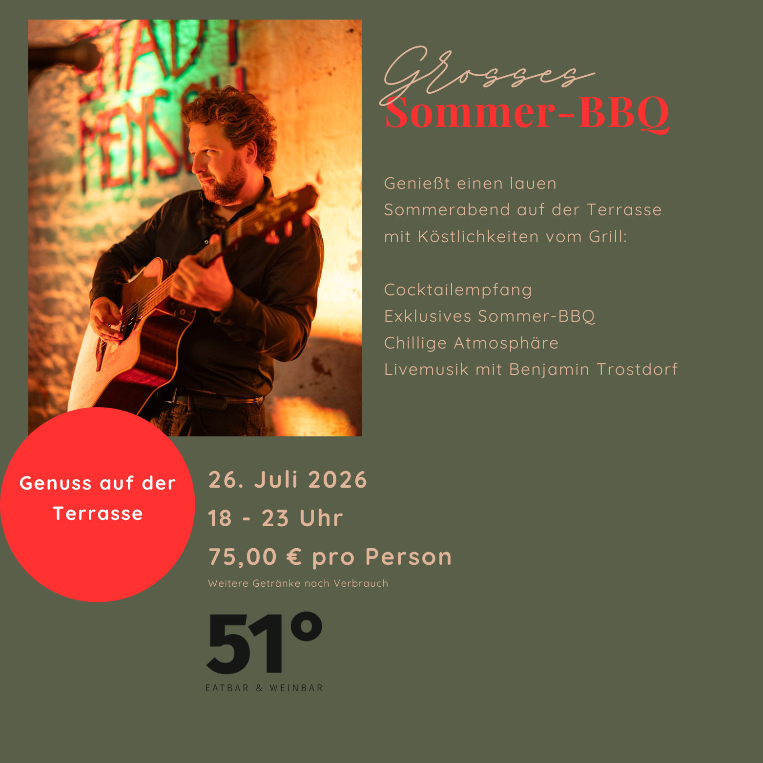 Großes Sommer BBQ - 26. Juli 2026