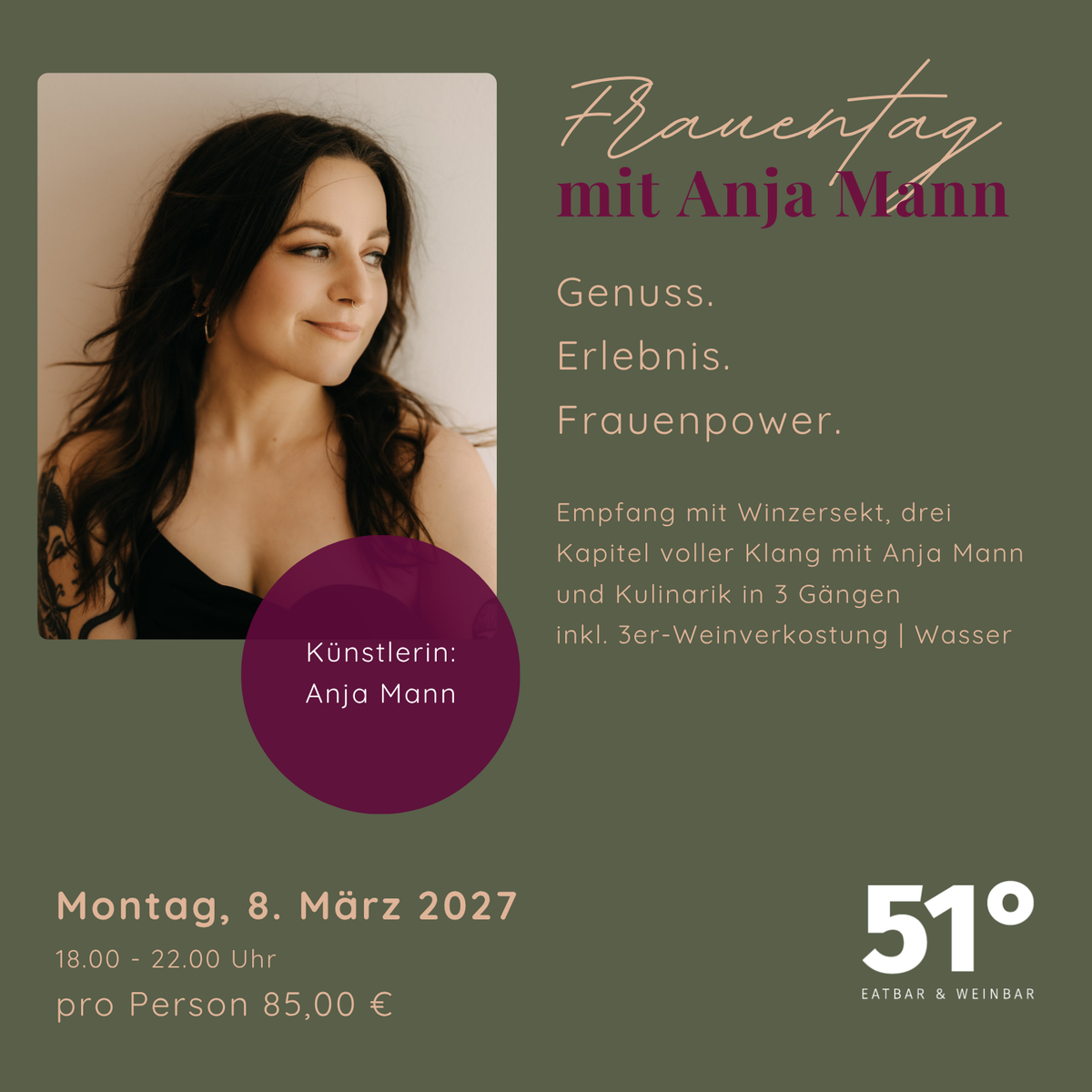 Frauentag mit Anja Mann - 08. März 2027