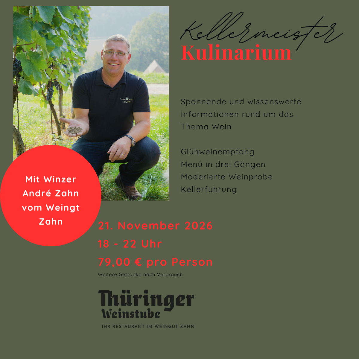Kellermeisterkulinarium 21. November 2026