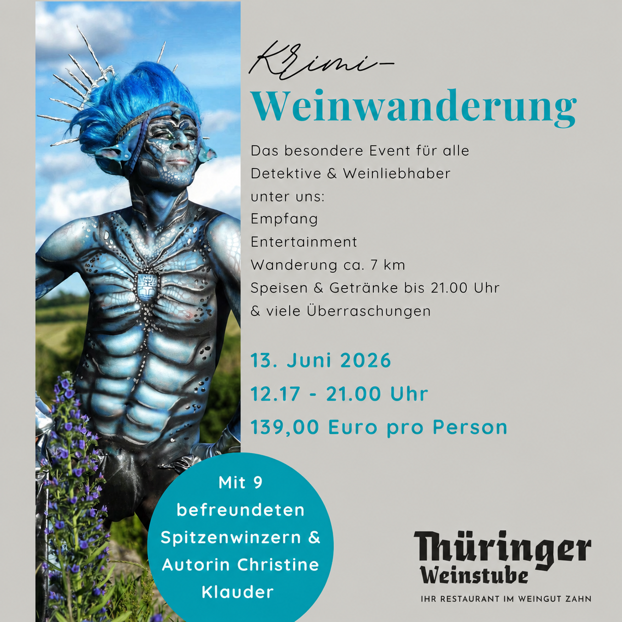 Krimiwanderung Samstag - 13.06.2026