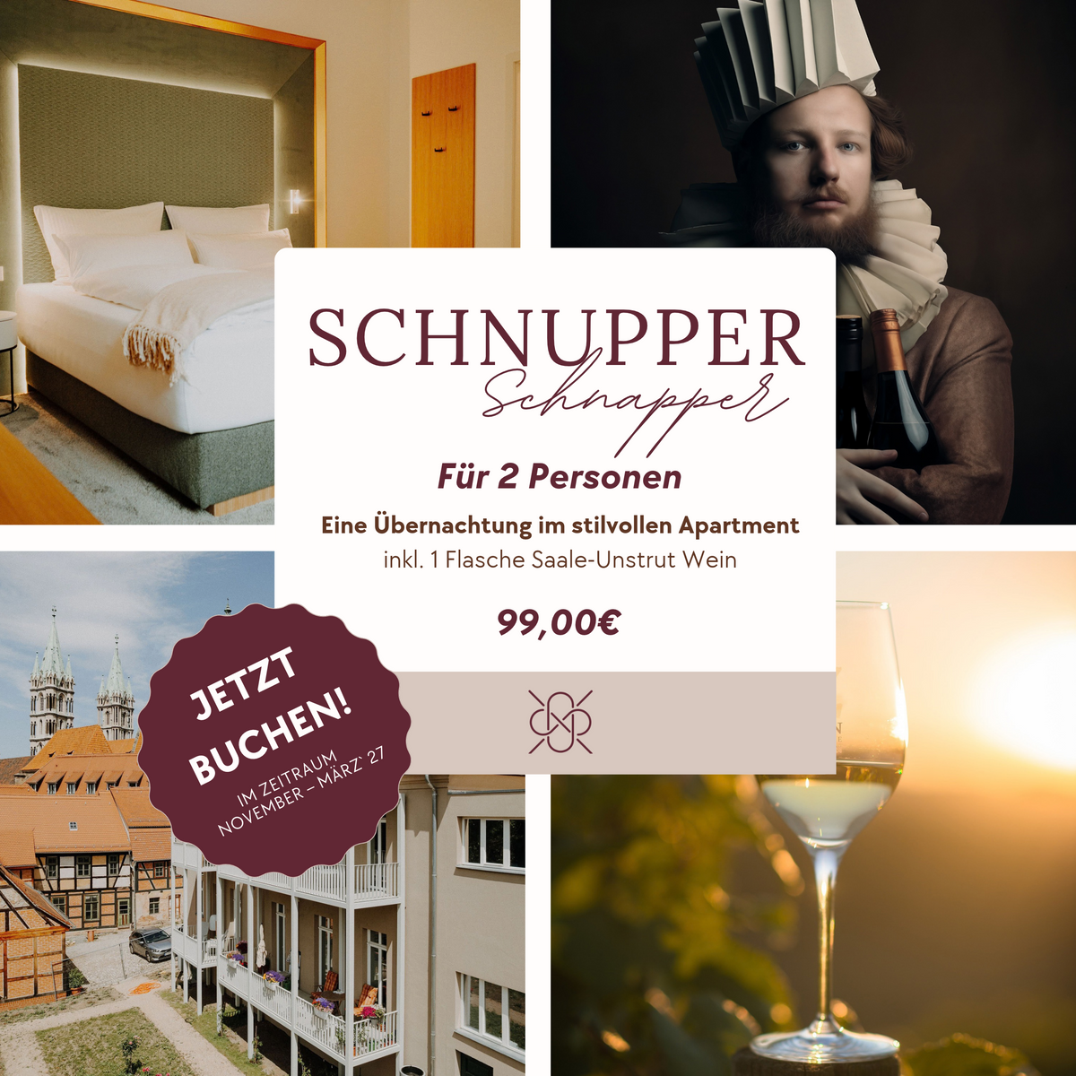 SCHNUPPER SCHNAPPER – Dein Winterdeal in der Domfreyheit - 1 Apartment