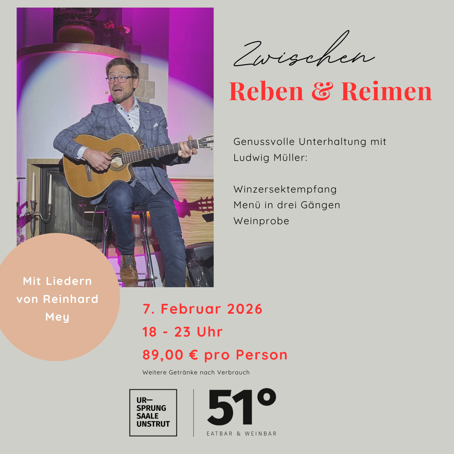 Zwischen Reben und Reimen - 07. Februar 2026